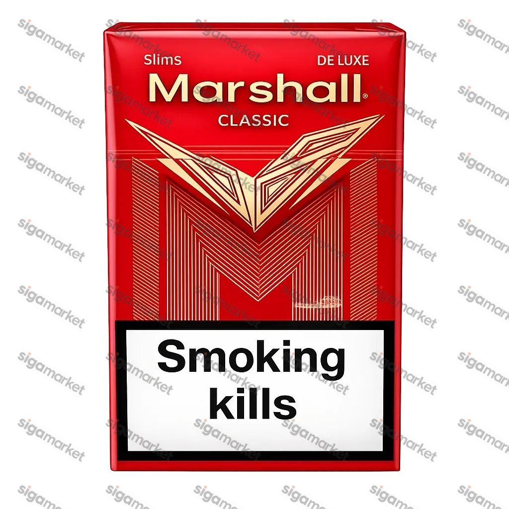 Marshall Slims Red CLASSIC — классические тонкие сигареты Slims