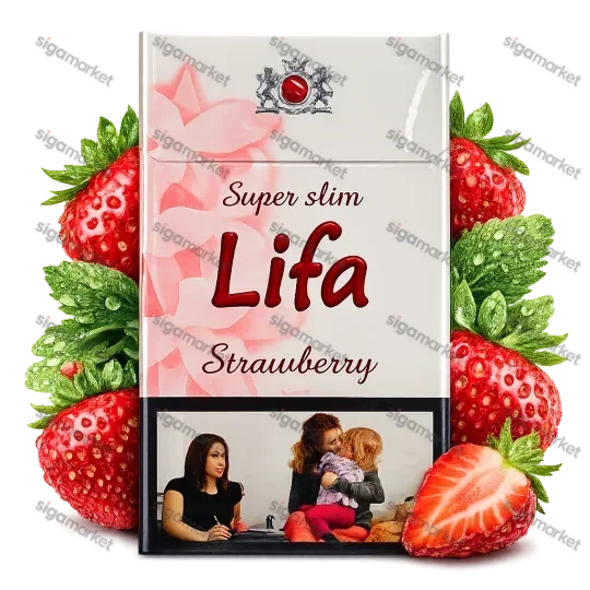 Lifa Super Slims Strawberry — клубничный супер слимс