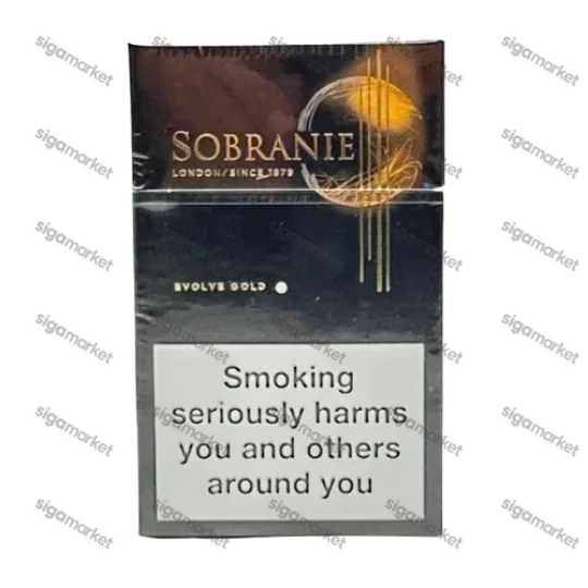 Сигарети Sobranie KS Evolve Gold з турбо фільтром
